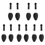 vidaXL Calapoade de pantofi, 5 perechi, negru, EU 35-38, plastic vidaXL Calapoade de pantofi, 5 perechi, negru, EU 35-38, plastic