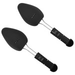 vidaXL Calapoade de pantofi, 5 perechi, negru, EU 35-38, plastic vidaXL Calapoade de pantofi, 5 perechi, negru, EU 35-38, plastic