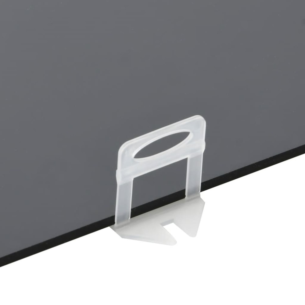 vidaXL Cleme de nivelare a plăcilor 250 buc 2 mm