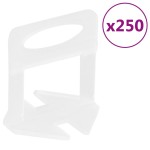 vidaXL Cleme de nivelare a plăcilor 250 buc. 3 mm vidaXL Cleme de nivelare a plăcilor 250 buc. 3 mm