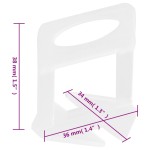 vidaXL Cleme de nivelare a plăcilor 2500 buc. 3 mm vidaXL Cleme de nivelare a plăcilor 2500 buc. 3 mm
