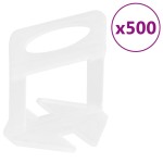 vidaXL Sistem de nivelare a plăcilor, 250 pene, 500 cleme, 1,5 mm vidaXL Sistem de nivelare a plăcilor, 250 pene, 500 cleme, 1,5 mm