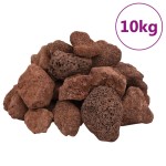 vidaXL Roci vulcanice, 10 kg, roșu, 5-8 cm vidaXL Roci vulcanice, 10 kg, roșu, 5-8 cm