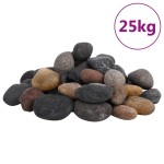 vidaXL Pietricele lustruite, 25 kg, culori mixte, 5-8 cm vidaXL Pietricele lustruite, 25 kg, culori mixte, 5-8 cm