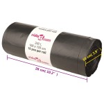 vidaXL Saci de gunoi 150 buc. negru 240 L vidaXL Saci de gunoi 150 buc. negru 240 L