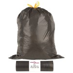 vidaXL Saci de gunoi cu șnururi 250 buc negru 35 L vidaXL Saci de gunoi cu șnururi 250 buc negru 35 L