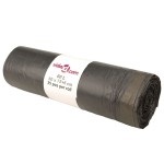 vidaXL Saci de gunoi cu șnururi 250 buc. negru 60 L vidaXL Saci de gunoi cu șnururi 250 buc. negru 60 L