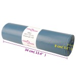 vidaXL Saci de gunoi 100 buc. albastru 240 L vidaXL Saci de gunoi 100 buc. albastru 240 L