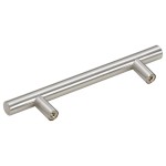 vidaXL Mânere de dulap, 10 buc., argintiu, 96 mm, oțel inoxidabil vidaXL Mânere de dulap, 10 buc., argintiu, 96 mm, oțel inoxidabil