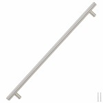 vidaXL Mânere de dulap, 5 buc., argintiu, 480 mm, oțel inoxidabil
