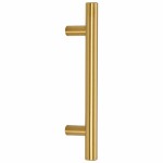 vidaXL Mânere de dulap, 10 buc., auriu, 96 mm, oțel inoxidabil vidaXL Mânere de dulap, 10 buc., auriu, 96 mm, oțel inoxidabil