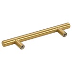 vidaXL Mânere de dulap, 10 buc., auriu, 96 mm, oțel inoxidabil vidaXL Mânere de dulap, 10 buc., auriu, 96 mm, oțel inoxidabil