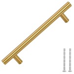 vidaXL Mânere de dulap, 10 buc., auriu, 128 mm, oțel inoxidabil vidaXL Mânere de dulap, 10 buc., auriu, 128 mm, oțel inoxidabil