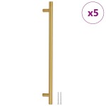 vidaXL Mânere de dulap, 5 buc., auriu, 320 mm, oțel inoxidabil vidaXL Mânere de dulap, 5 buc., auriu, 320 mm, oțel inoxidabil