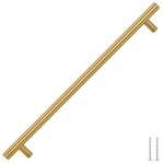 vidaXL Mânere de dulap, 5 buc., auriu, 320 mm, oțel inoxidabil vidaXL Mânere de dulap, 5 buc., auriu, 320 mm, oțel inoxidabil