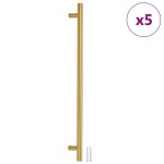 vidaXL Mânere de dulap, 5 buc., auriu, 480 mm, oțel inoxidabil vidaXL Mânere de dulap, 5 buc., auriu, 480 mm, oțel inoxidabil
