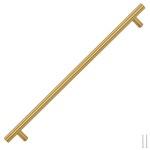 vidaXL Mânere de dulap, 5 buc., auriu, 480 mm, oțel inoxidabil vidaXL Mânere de dulap, 5 buc., auriu, 480 mm, oțel inoxidabil