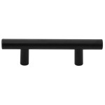 vidaXL Mânere de dulap, 10 buc., negru, 64 mm, oțel inoxidabil vidaXL Mânere de dulap, 10 buc., negru, 64 mm, oțel inoxidabil