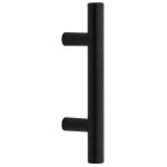 vidaXL Mânere de dulap, 10 buc., negru, 64 mm, oțel inoxidabil vidaXL Mânere de dulap, 10 buc., negru, 64 mm, oțel inoxidabil