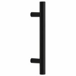 vidaXL Mânere de dulap, 10 buc., negru, 96 mm, oțel inoxidabil vidaXL Mânere de dulap, 10 buc., negru, 96 mm, oțel inoxidabil