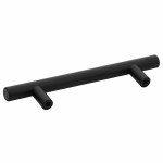 vidaXL Mânere de dulap, 10 buc., negru, 96 mm, oțel inoxidabil vidaXL Mânere de dulap, 10 buc., negru, 96 mm, oțel inoxidabil