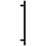 vidaXL Mânere de dulap, 5 buc., negru, 192 mm, oțel inoxidabil vidaXL Mânere de dulap, 5 buc., negru, 192 mm, oțel inoxidabil