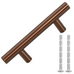 vidaXL Mânere de dulap, 10 buc., bronz, 64 mm, oțel inoxidabil vidaXL Mânere de dulap, 10 buc., bronz, 64 mm, oțel inoxidabil