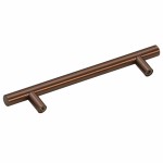 vidaXL Mânere de dulap, 10 buc., bronz, 128 mm, oțel inoxidabil