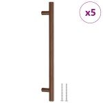 vidaXL Mânere de dulap, 5 buc., bronz, 192 mm, oțel inoxidabil vidaXL Mânere de dulap, 5 buc., bronz, 192 mm, oțel inoxidabil