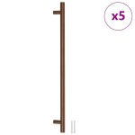 vidaXL Mânere de dulap, 5 buc., bronz, 480 mm, oțel inoxidabil vidaXL Mânere de dulap, 5 buc., bronz, 480 mm, oțel inoxidabil