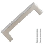 vidaXL Mânere de dulap, 10 buc., argintiu, 96 mm, oțel inoxidabil vidaXL Mânere de dulap, 10 buc., argintiu, 96 mm, oțel inoxidabil