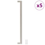 vidaXL Mânere de dulap, 5 buc., argintiu, 320 mm, oțel inoxidabil vidaXL Mânere de dulap, 5 buc., argintiu, 320 mm, oțel inoxidabil