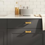 vidaXL Mânere de dulap, 10 buc., auriu, 64 mm, oțel inoxidabil vidaXL Mânere de dulap, 10 buc., auriu, 64 mm, oțel inoxidabil