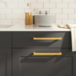 vidaXL Mânere de dulap, 5 buc., auriu, 224 mm, oțel inoxidabil vidaXL Mânere de dulap, 5 buc., auriu, 224 mm, oțel inoxidabil