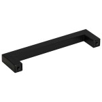 vidaXL Mânere de dulap, 10 buc., negru, 128 mm, oțel inoxidabil vidaXL Mânere de dulap, 10 buc., negru, 128 mm, oțel inoxidabil