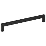 vidaXL Mânere de dulap, 5 buc., negru, 224 mm, oțel inoxidabil