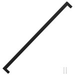 vidaXL Mânere de dulap, 5 buc., negru, 480 mm, oțel inoxidabil vidaXL Mânere de dulap, 5 buc., negru, 480 mm, oțel inoxidabil