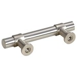vidaXL Mânere de dulap, 10 buc., argintiu, 64 mm, oțel inoxidabil vidaXL Mânere de dulap, 10 buc., argintiu, 64 mm, oțel inoxidabil