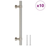 vidaXL Mânere de dulap, 10 buc., argintiu, 128 mm, oțel inoxidabil vidaXL Mânere de dulap, 10 buc., argintiu, 128 mm, oțel inoxidabil