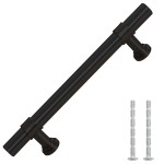 vidaXL Mânere de dulap, 10 buc., negru, 96 mm, oțel inoxidabil vidaXL Mânere de dulap, 10 buc., negru, 96 mm, oțel inoxidabil