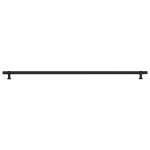 vidaXL Mânere de dulap, 5 buc., negru, 480 mm, oțel inoxidabil vidaXL Mânere de dulap, 5 buc., negru, 480 mm, oțel inoxidabil