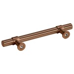 vidaXL Mânere de dulap, 10 buc., bronz, 96 mm, oțel inoxidabil vidaXL Mânere de dulap, 10 buc., bronz, 96 mm, oțel inoxidabil
