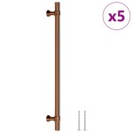vidaXL Mânere de dulap, 5 buc., bronz, 480 mm, oțel inoxidabil vidaXL Mânere de dulap, 5 buc., bronz, 480 mm, oțel inoxidabil