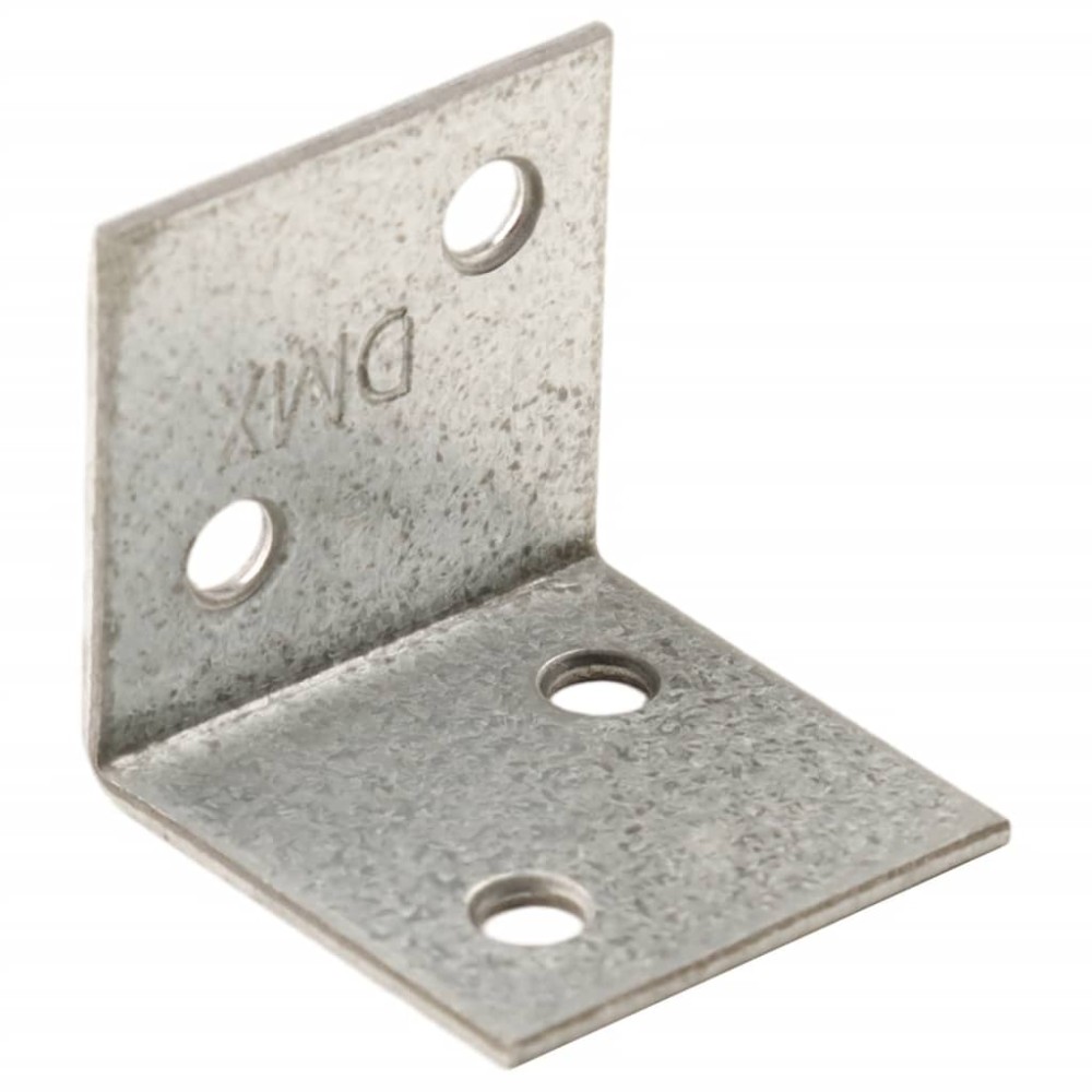 vidaXL Suporturi unghiulare 150 buc. 2 mm 30x25x30 mm oțel galvanizat