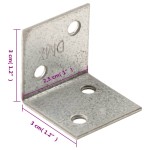 vidaXL Suporturi unghiulare 150 buc. 2 mm 30x25x30 mm oțel galvanizat vidaXL Suporturi unghiulare 150 buc. 2 mm 30x25x30 mm oțel galvanizat
