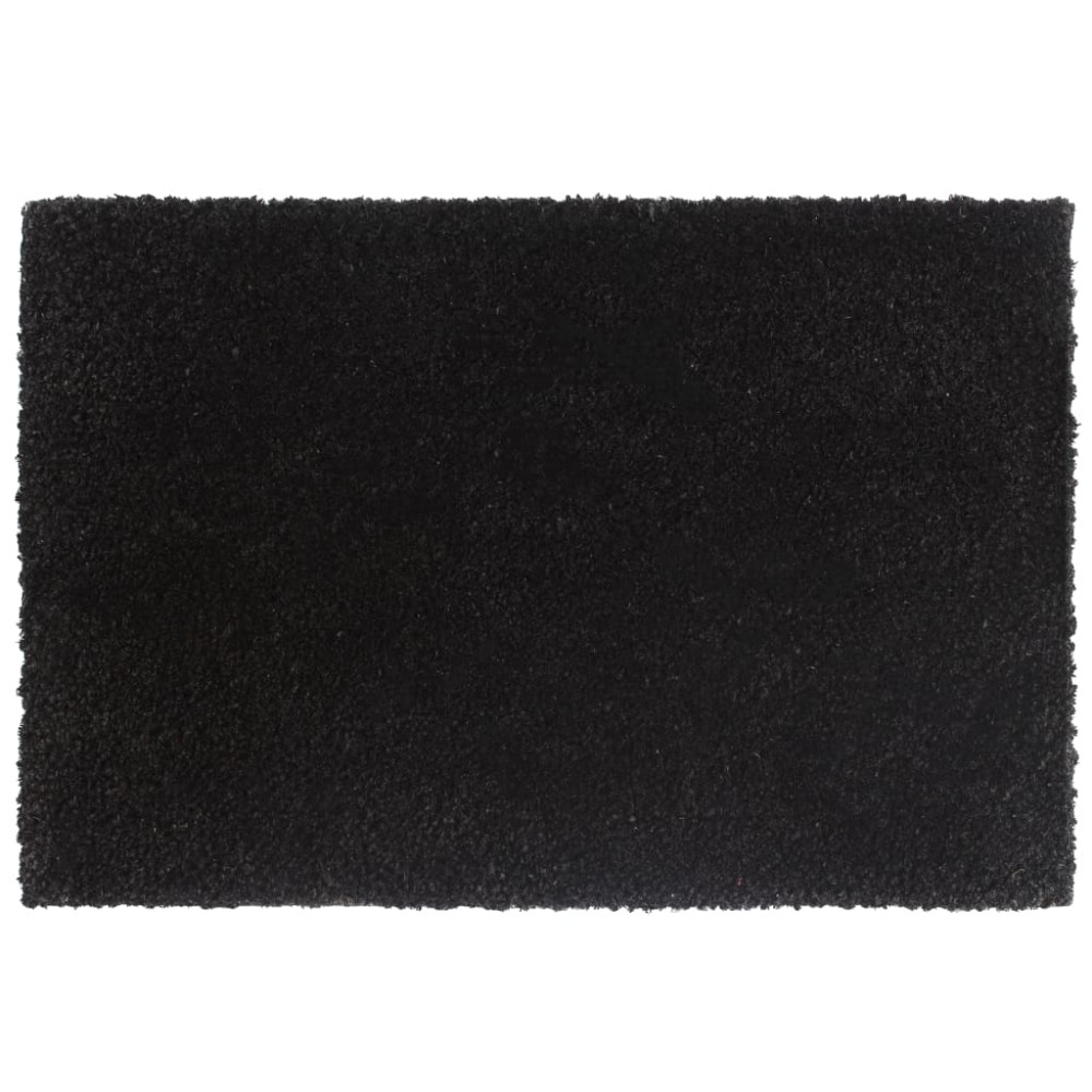 vidaXL Covoraș de ușă, 2 buc., negru, 40x60 cm, fibre de cocos