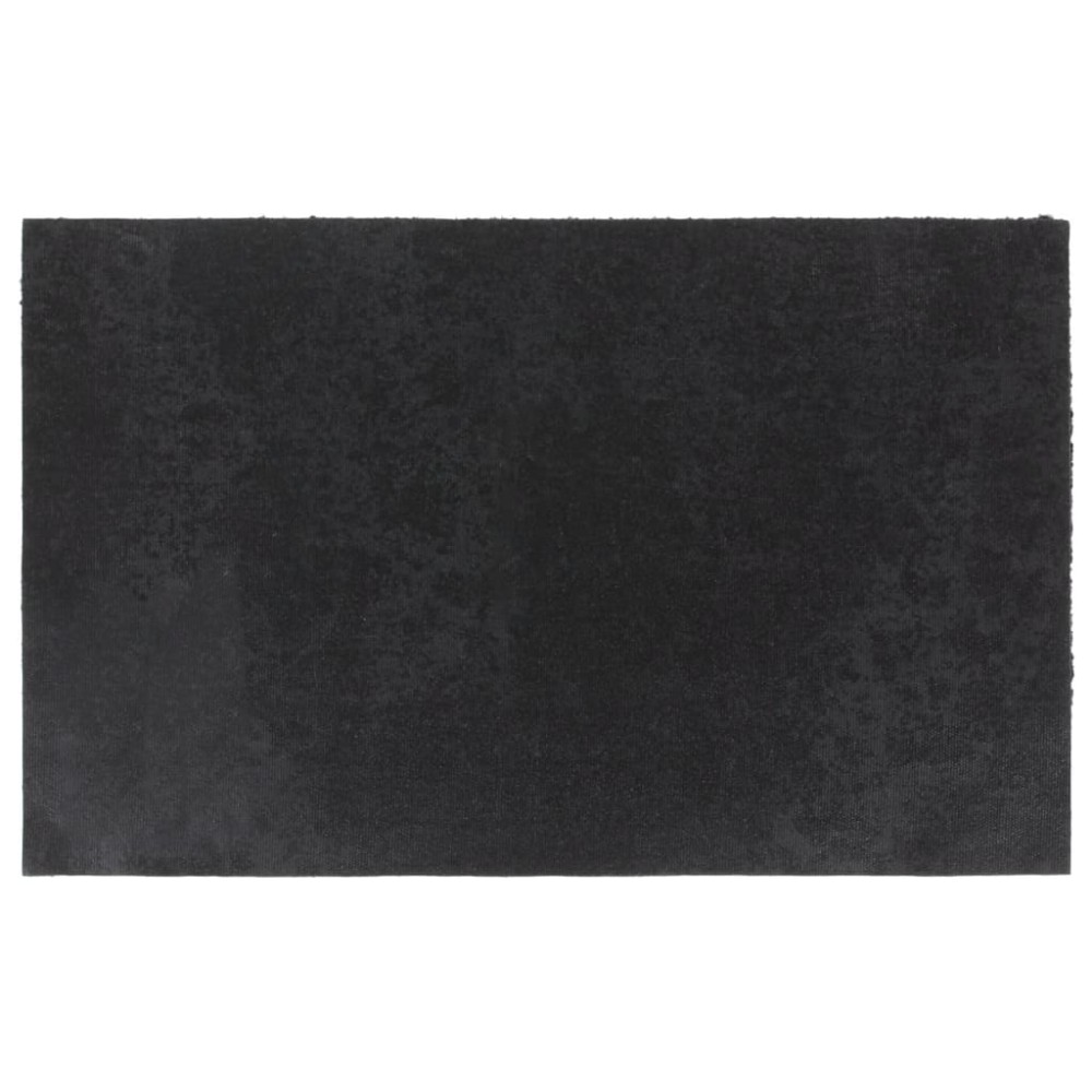 vidaXL Covoraș de ușă, negru, 50x80 cm, fibre de cocos