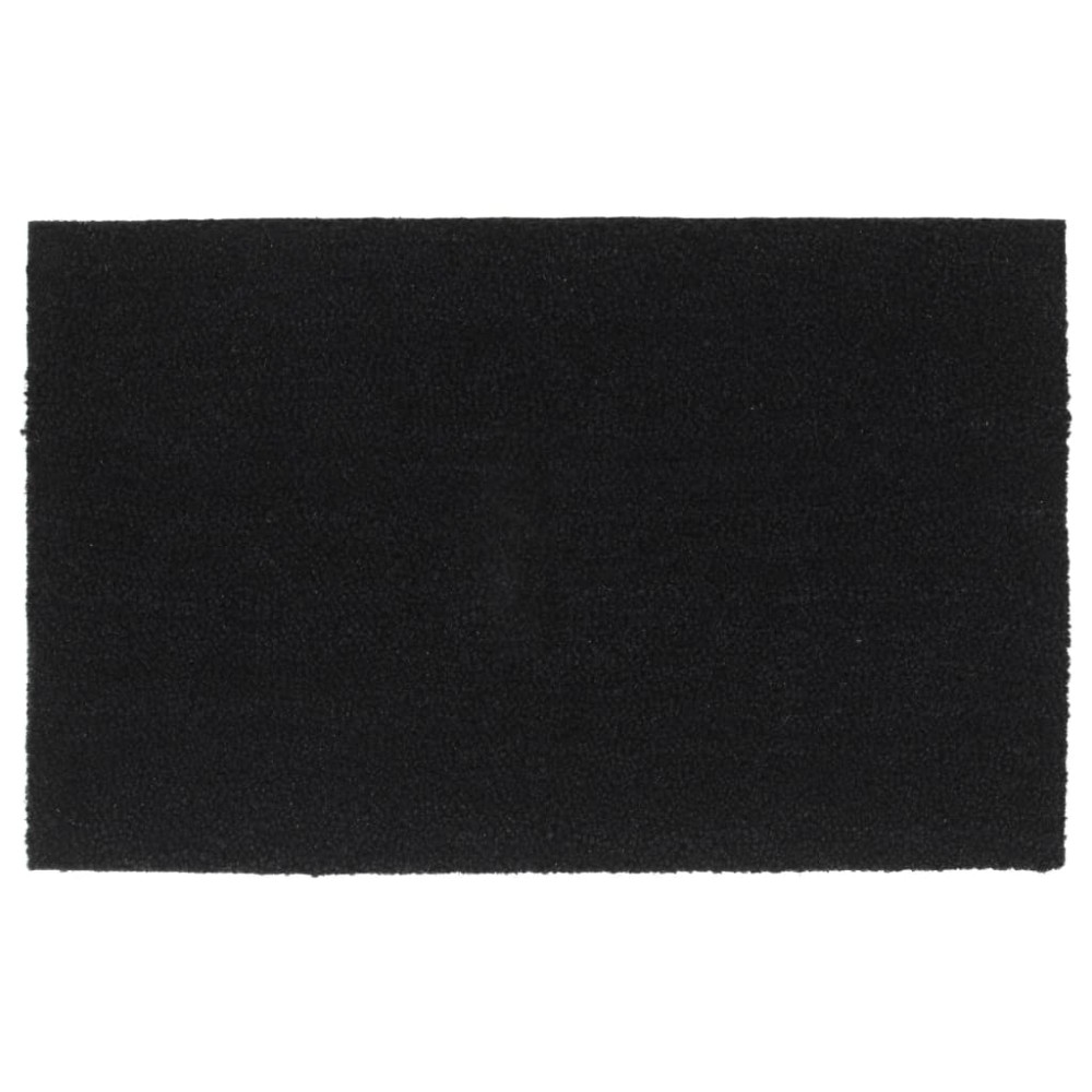 vidaXL Covoraș de ușă, negru, 50x80 cm, fibre de cocos