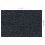 vidaXL Covoraș de ușă, 2 buc., Gri închis, 40x60 cm, fibre de cocos vidaXL Covoraș de ușă, 2 buc., Gri închis, 40x60 cm, fibre de cocos
