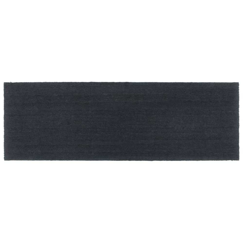vidaXL Covoraș de ușă, Gri închis, 100x300 cm, fibre de cocos